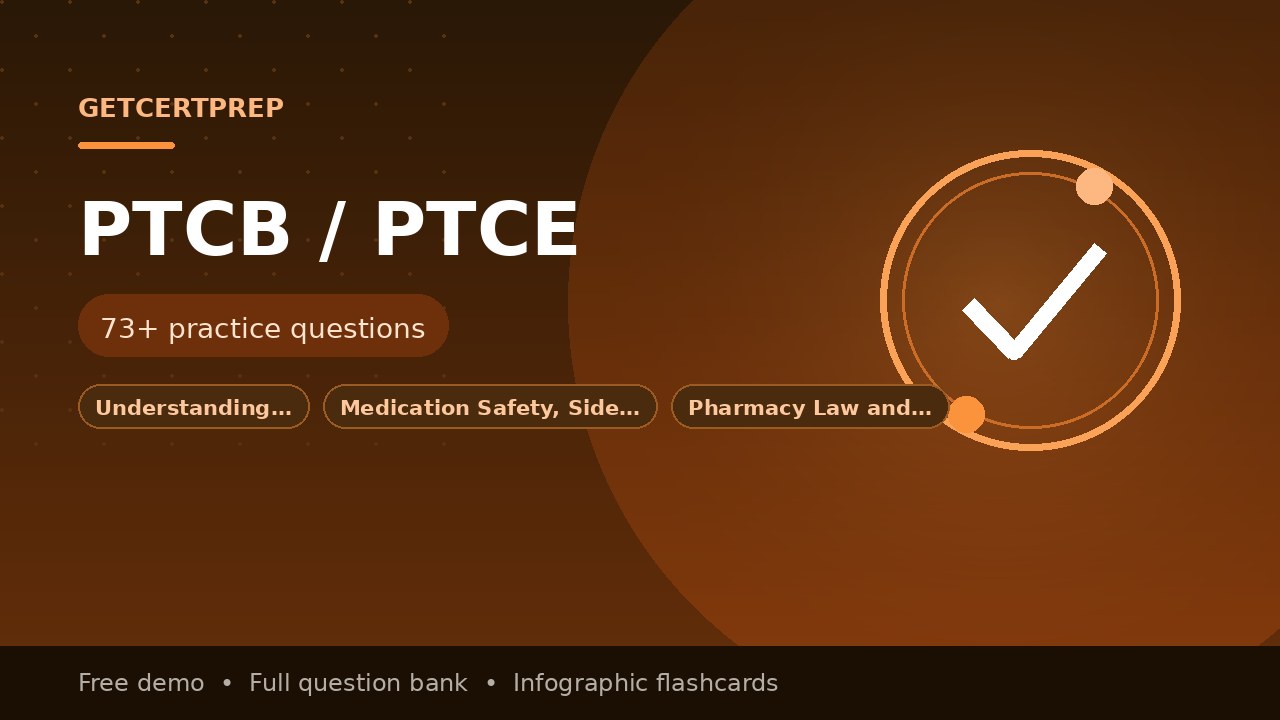 ptcb-ptce-exam-prep exam prep — practice questions and flashcards